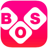 BOS 2013 icon: white letters B O S in diamonds over a magenta to orange gradient